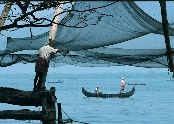 Chinese fishing net, Cochin