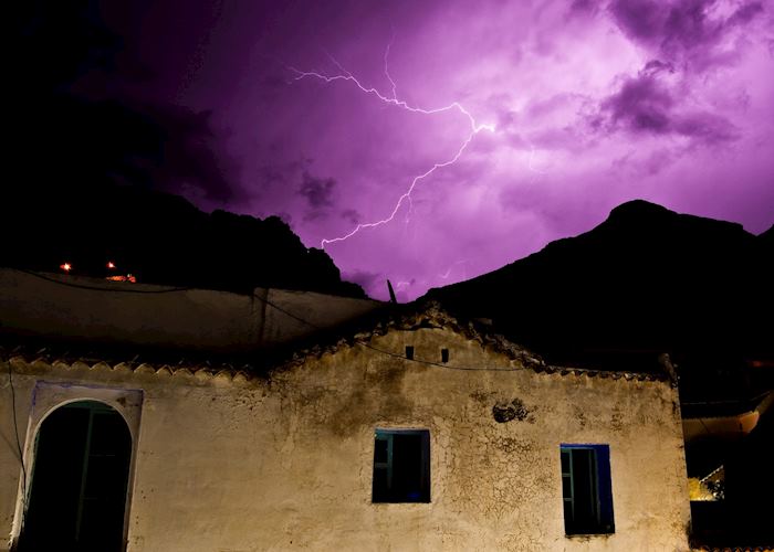 Thunderstorm in Chefchaouen