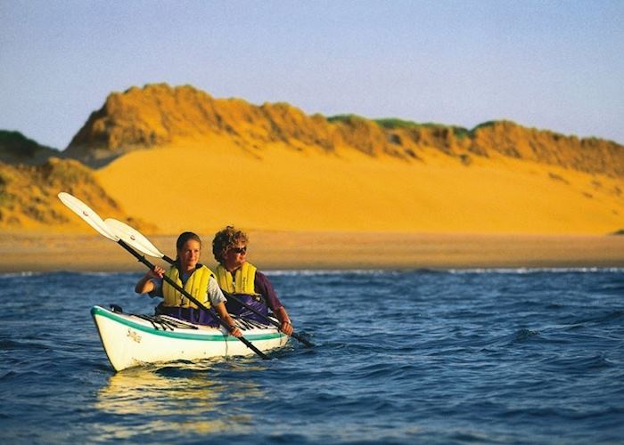 Kayaking near Cavendish, Prince Edward Island National Park