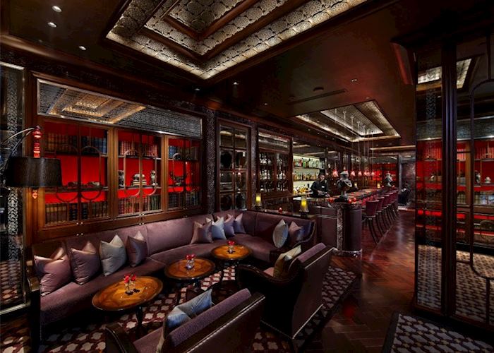 The Library bar at The Leela Palace, New Delhi