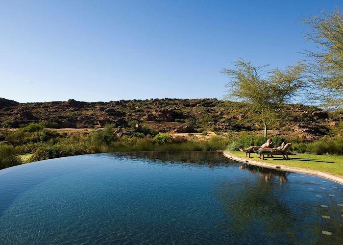 Swimming pool at Bushmans Kloof