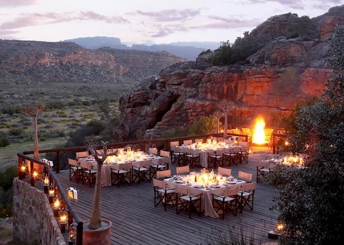 Embers dining at Bushmans Kloof