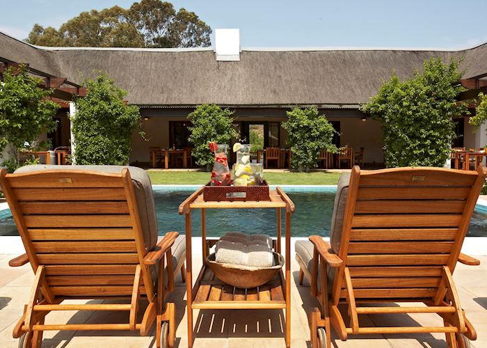 Swimming pool at the Homestead, Bushmans Kloof