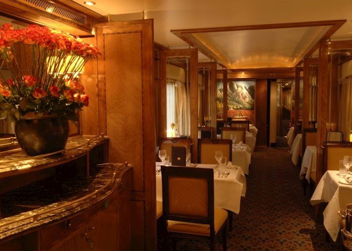 Dining carriage, The Blue Train