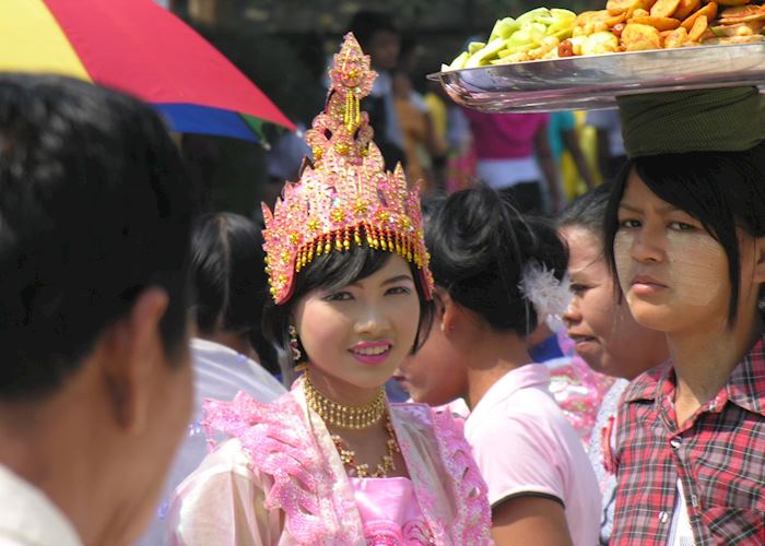 Girl at ceremony, Mandalay