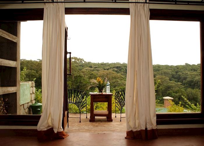 View from room, Endoro Lodge, Karatu