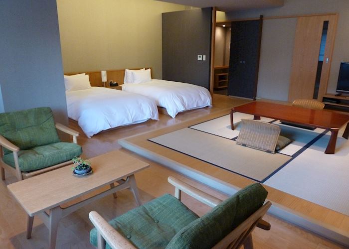 Mountain view room, Kuroyado Iroha ryokan, Miyajima Island