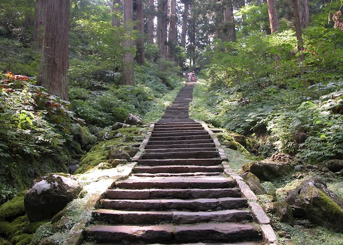 Steps to Mt Haguro