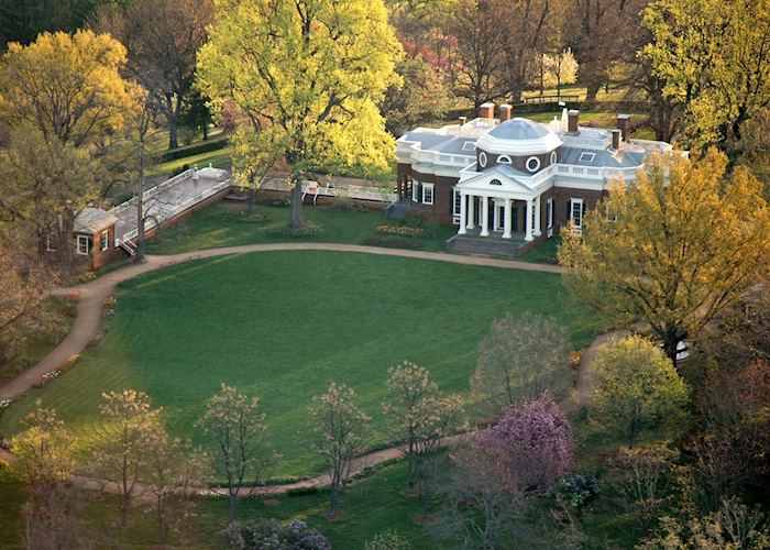 Thomas Jefferson's Monticello, near Charlottesville, Virginia