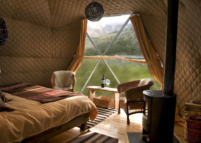 Suite dome tent, Eco Camp, Torres del Paine National Park