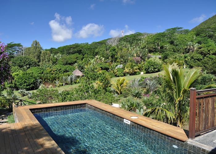 Garden pool suite, Lakaz Chamarel, Mauritius West Coast