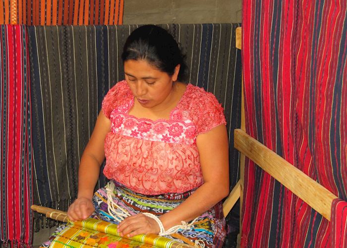 Traditional weaving community, Lake Atitlán