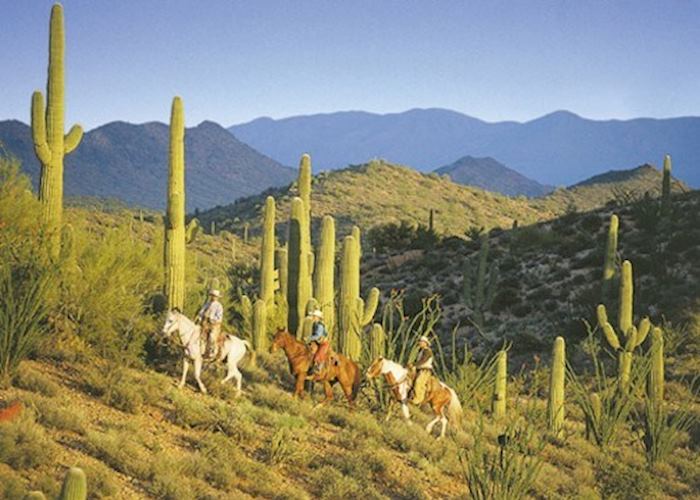 Horse riding at the Rancho de los Caballeros