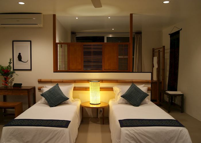 Twin Bed Riverview Room at The River Resort, Champasak