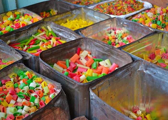 Multi-coloured pasta, Stone Town