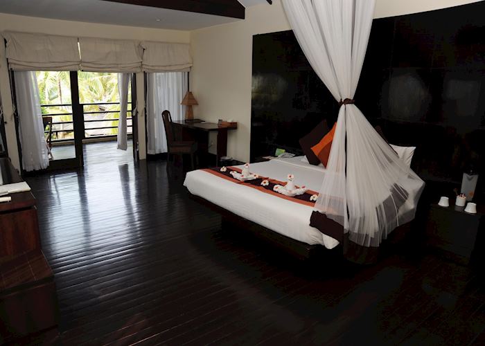 Deluxe room at Bay of Bengal Resort, Ngwe Saung, Burma (Myanmar)