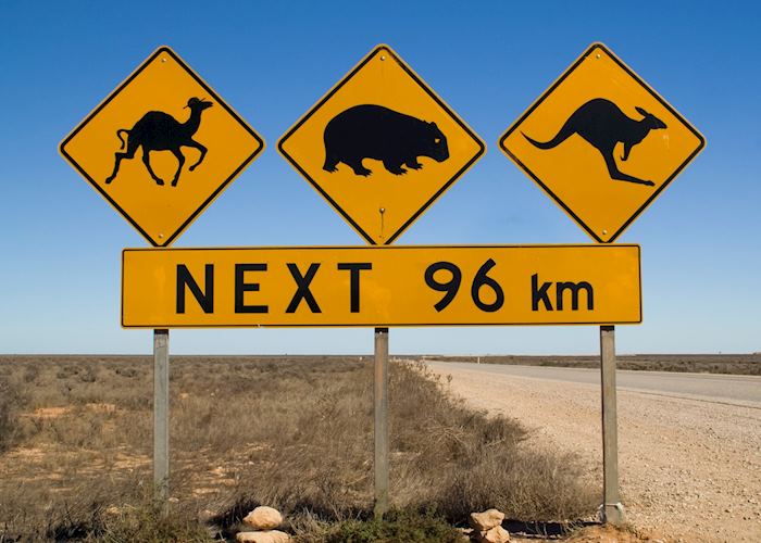 Australian road sign