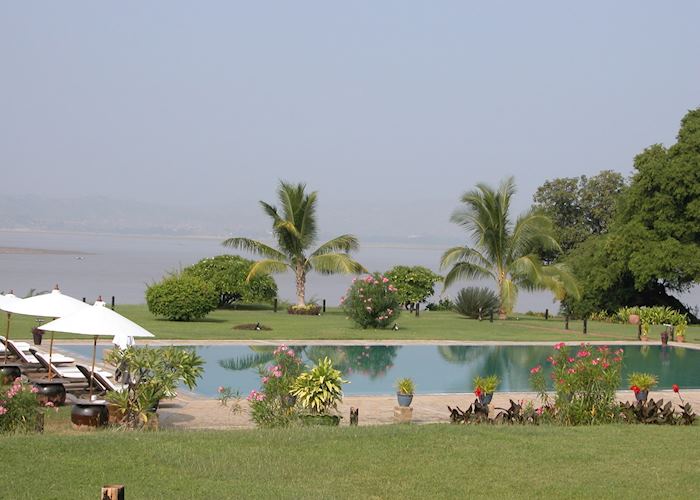 Pool at the Thiripyitsaya Sanctuary Resort, Bagan