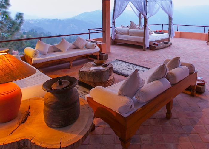 Outdoor Living Space in a Suite