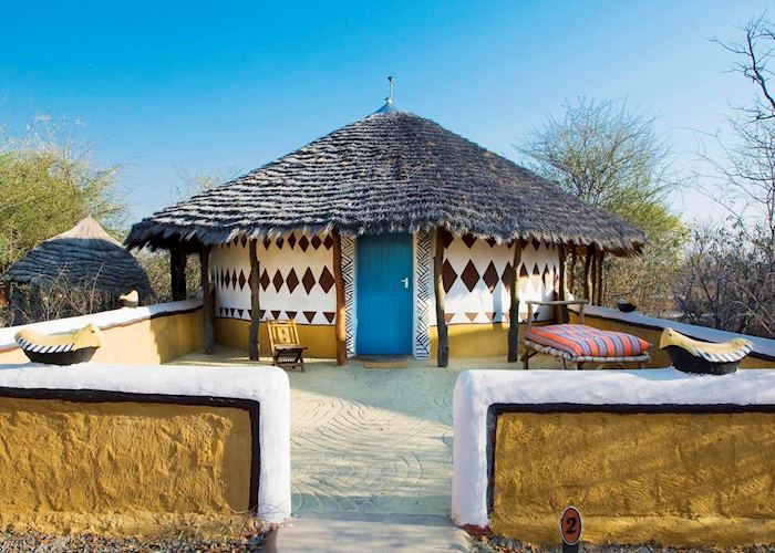 Family Bakalanga Hut, Planet Baobab, Makgadikgadi Pans