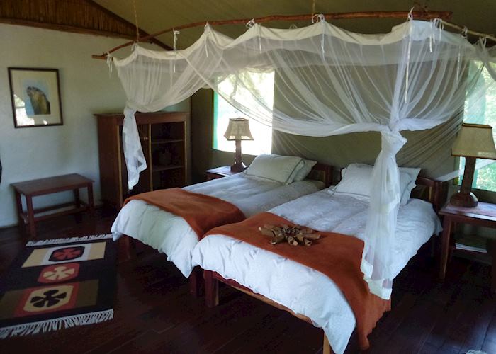 Tented chalet,Kaingu Safari Lodge,Kafue National Park