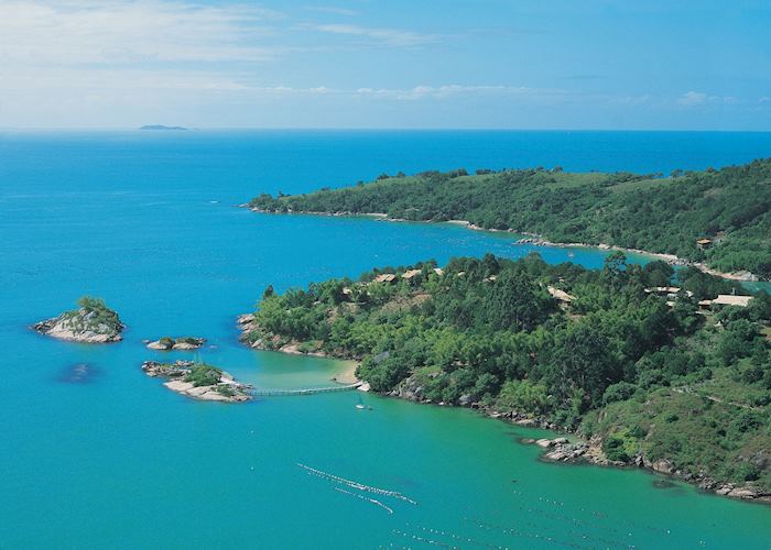 Aerial view, Ponta dos Ganchos