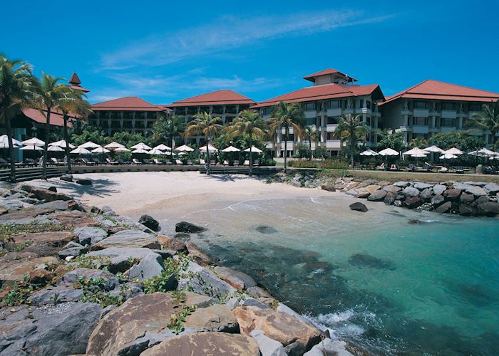 Beach at the Shangri-La’s Tanjung Aru Resort, Kota Kinabalu