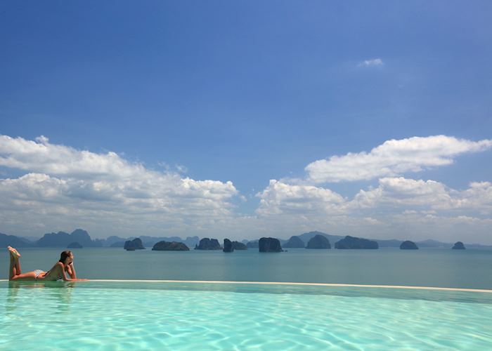 View from Main Pool, Six Senses Yao Noi, Koh Yao
