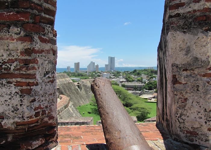 View from Castillo de San Felipe de Barajas, Cartagena