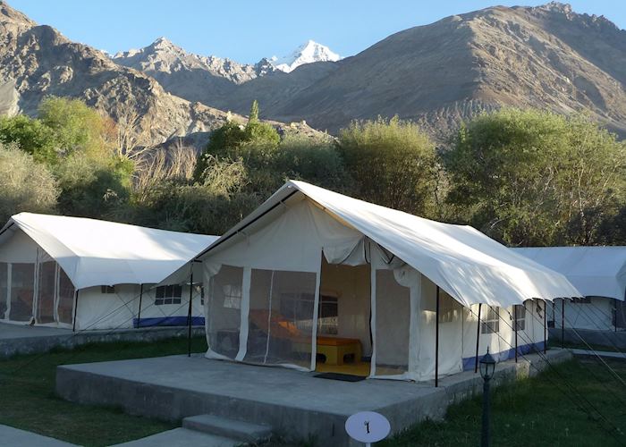 Deluxe tent at Desert Himalaya, Nubra Valley
