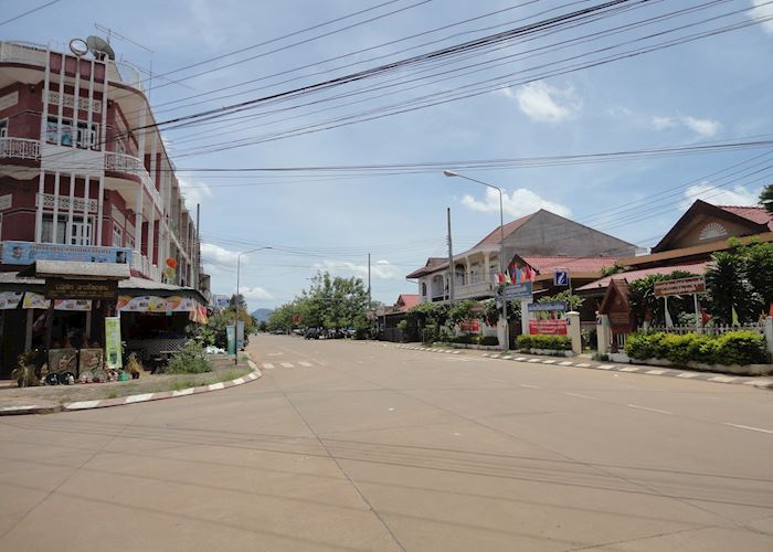 Quiet Pakse street, Laos