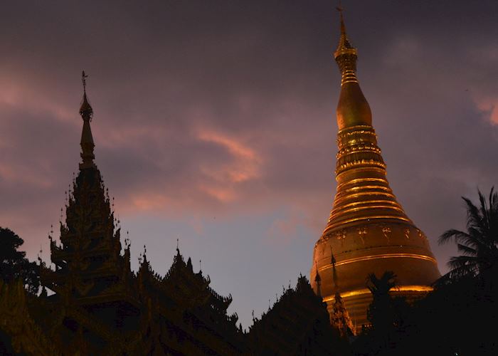 Sunset over Shwedagon, Yangon, Burma (Myanmar)