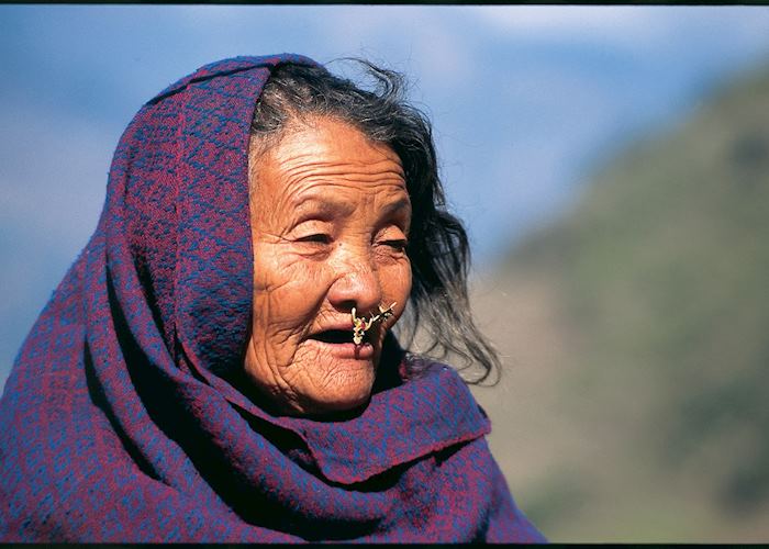 Gurung woman, Annapurna foothills