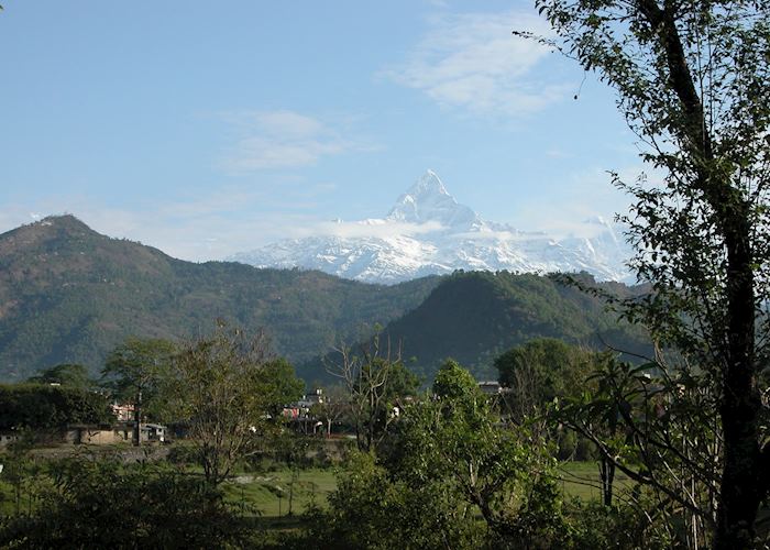 Fishtail Mountain, viewed from Pokhara