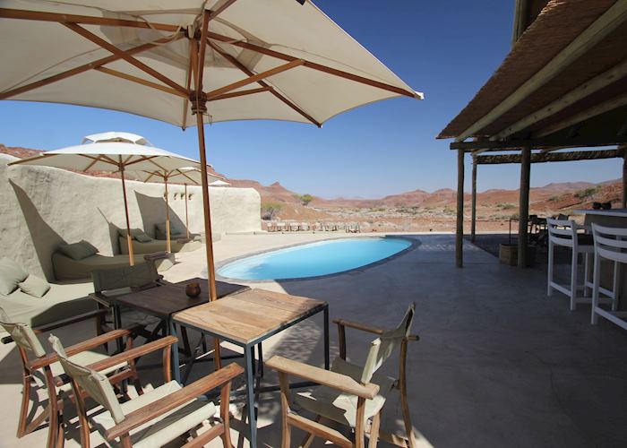 Pool area, Damaraland Camp,Damaraland