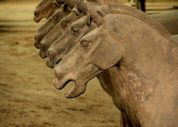 Terracotta horses, Xian