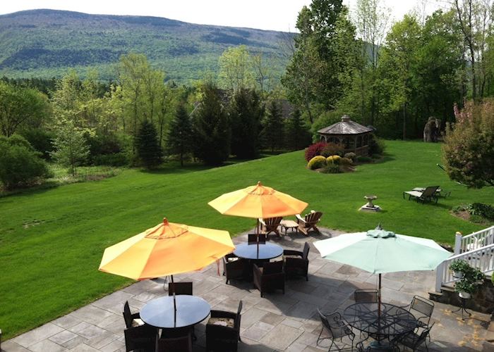 View from the terrace, The Inn at Ormsby Hill, Manchester Village