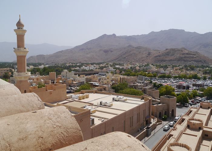 Nizwa town from the Old Fort