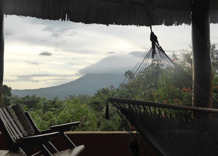 View of Concepción Volcano from Totoco Ecolodge