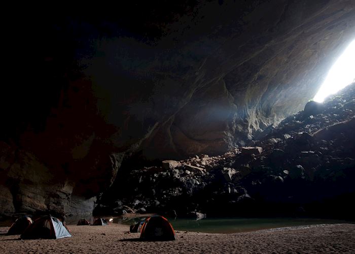 Camping at Phong Nha-Ke Bang National Park, Vietnam