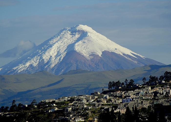 Quito's volcanic backdrop, Ecuador