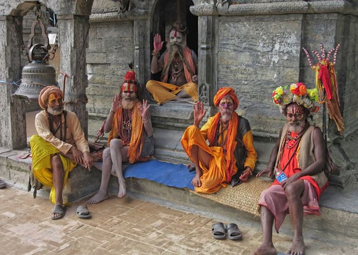 Sadhus at Pashupatinath, Kathmandu, Nepal