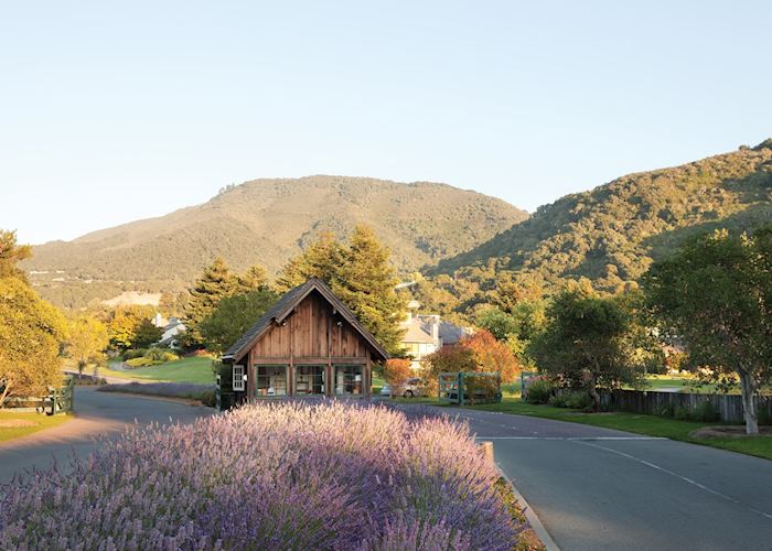 Entrance to Carmel Valley Ranch (Joie de Vivre Hotels)