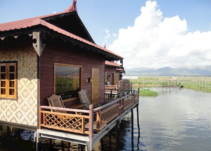 Stilted chalets at Ann Heritage Lodge