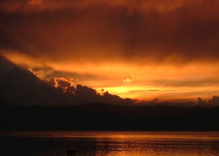 Sunset at the Dead Sea