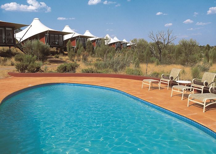 The pool at Longitude 131º, Uluru/Ayers Rock