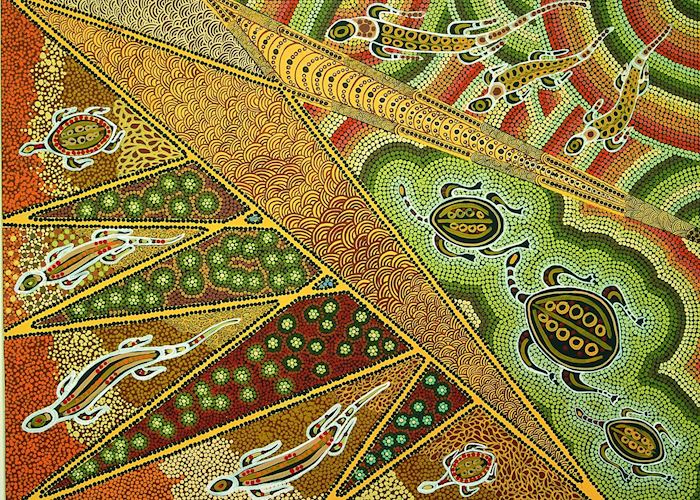 Aboriginal dot painting