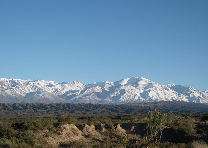 Andes mountains around Mendoza