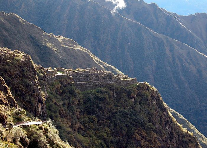 Ruins on day one of the Inca Trail, Sacred Valley