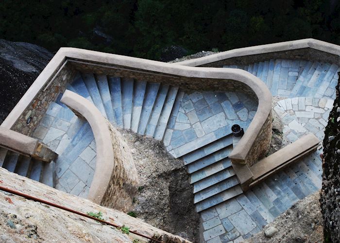 Stairs to monastery, Meteora